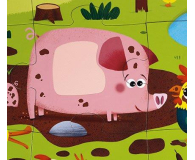 Janod Puzzle sensoryczne 20 elementów Farma - 1008606 - zdjęcie 9